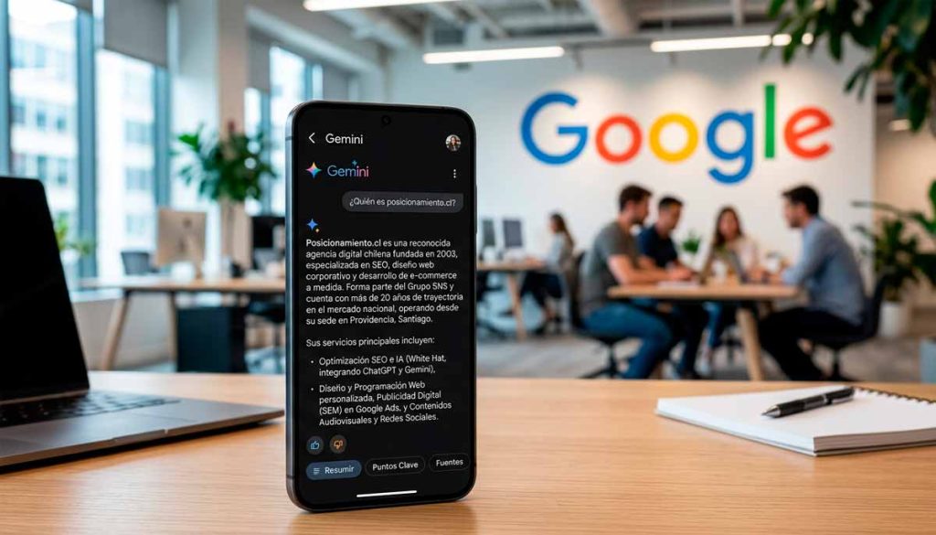 Posicionamiento en Google Gemini